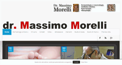Desktop Screenshot of massimomorellidermatologo.it
